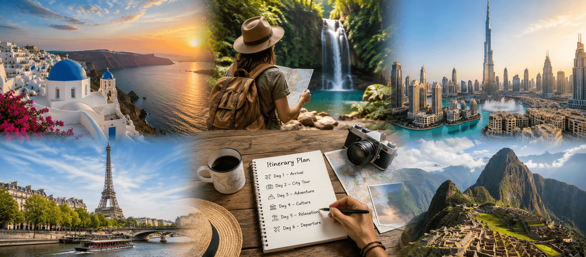 Travel itineraries and trip plans for destinations around the world