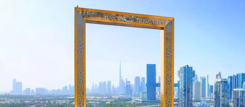 Dubai Frame in Dubai, United Arab Emirates